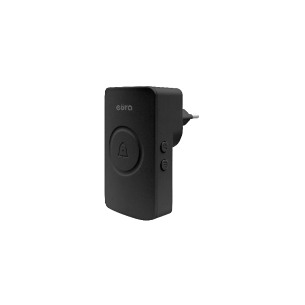 Bevielis durų skambutis Eura WDP-50A3 Black