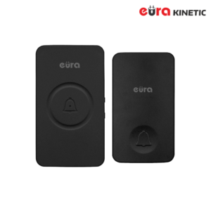 Bevielis durų skambutis Eura WDP-50A3 Black