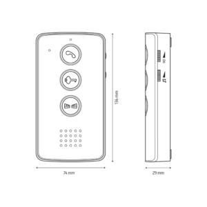 Domofonas Eura ADP-09A3