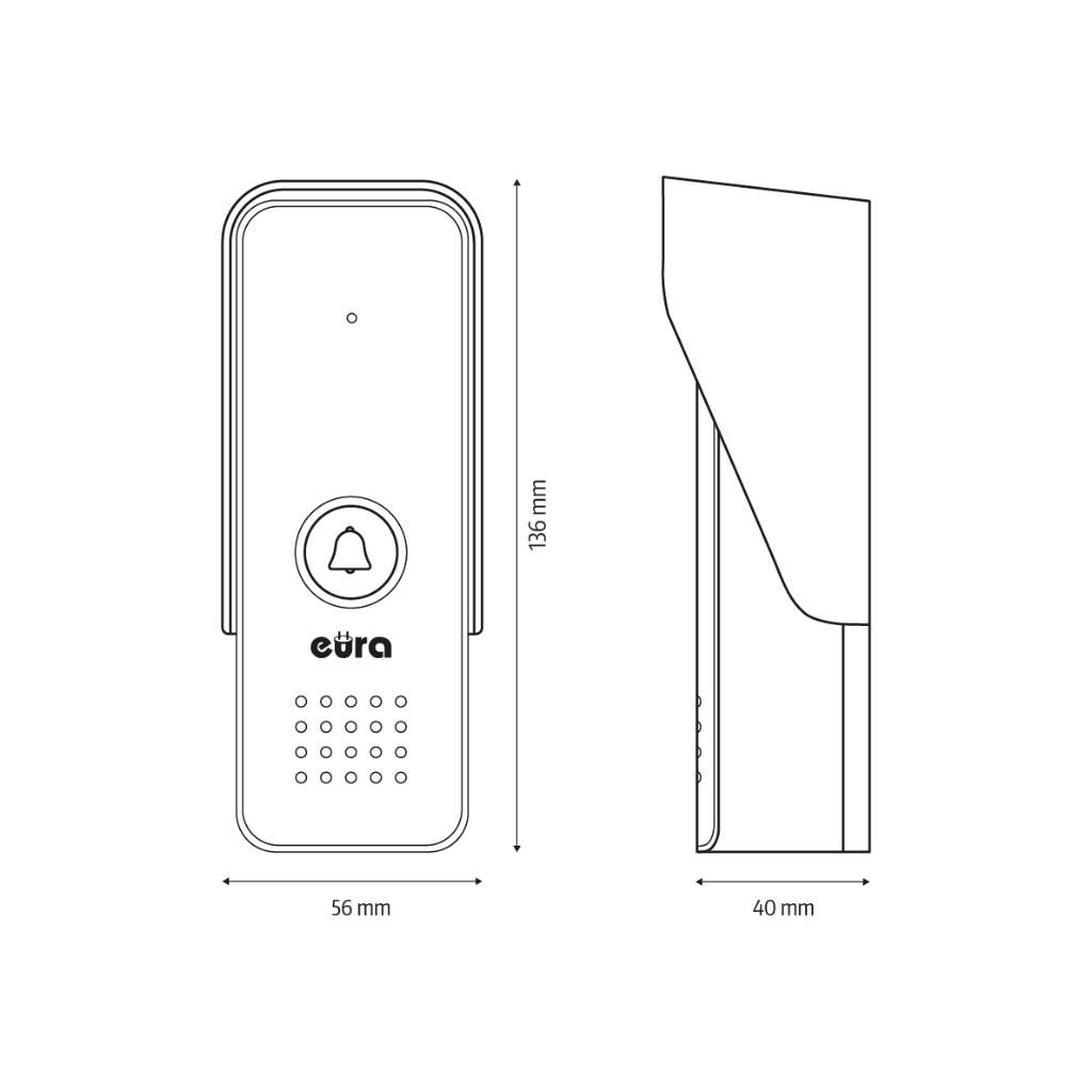 Domofonas Eura ADP-09A3
