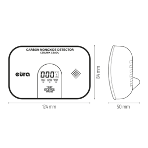 Anglies monoksido detektorius Eura CD-45A2 v.2