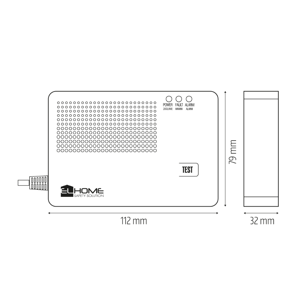 Dujų detektorius El home GD-04A4