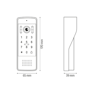 Vaizdo domofonas Eura VDP-86A3