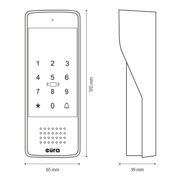 Domofonas Eura ADP-34A3