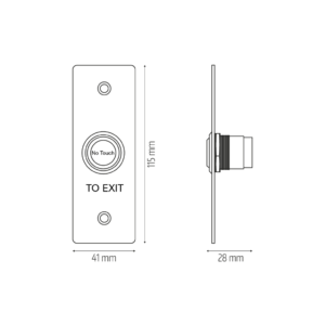 Išėjimo mygtukas Eura PB-05H5
