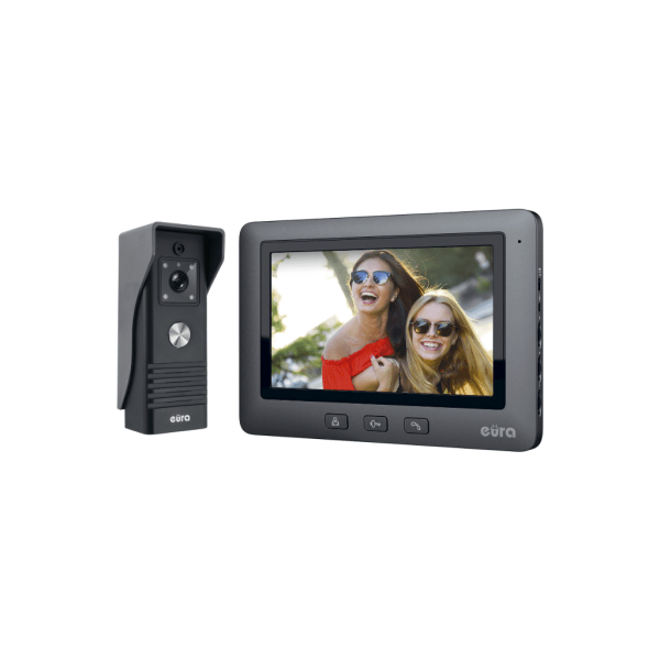 Vaizdo domofonas Eura VDP-45A3 Alpha Black