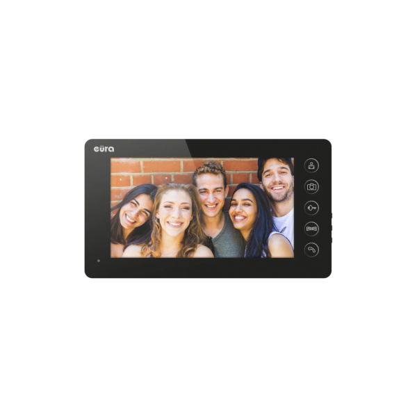 Vaizdo domofonas Eura VDP-76A3 Black