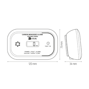 Anglies monoksido detektorius El home CD-17A2v2300
