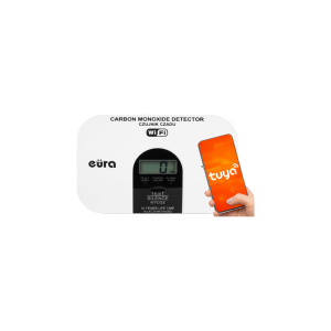 Anglies monoksido detektorius Eura CD-53A2v5300-TY/B WiFi