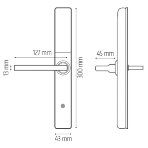 Išmanioji durų rankena Eura ELH-20H4