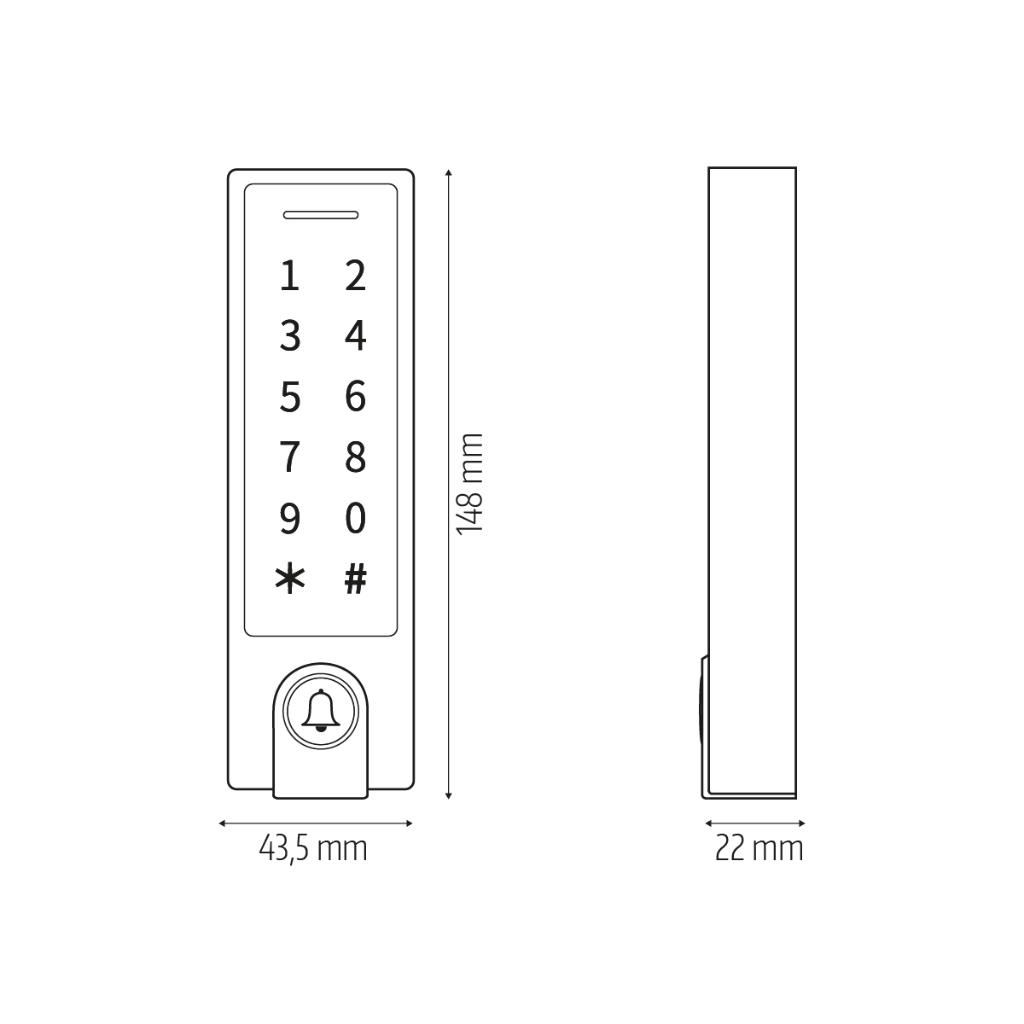 Išmanioji durų spyna Eura AC-90