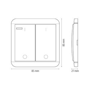 Radijo ryšio jungiklis El home WS-22C8