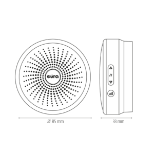 Bevielis durų skambutis Eura WDP-42A3
