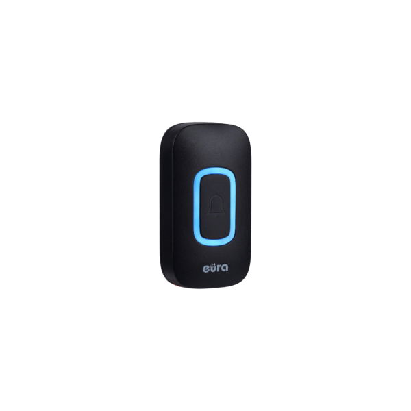 Bevielis durų skambutis Eura WDP-42A3 Black