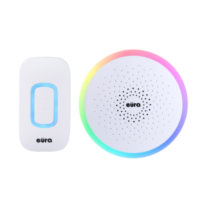 Bevielis durų skambutis Eura WDP-42A3 White