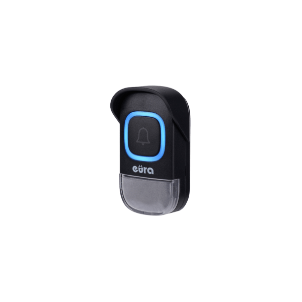 Bevielis durų skambutis Eura WDP-46A3 Black