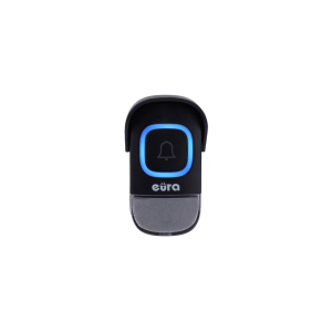 Bevielis durų skambutis Eura WDP-46A3 Black