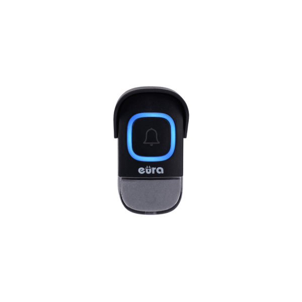 Bevielis durų skambutis Eura WDP-46A3 Black