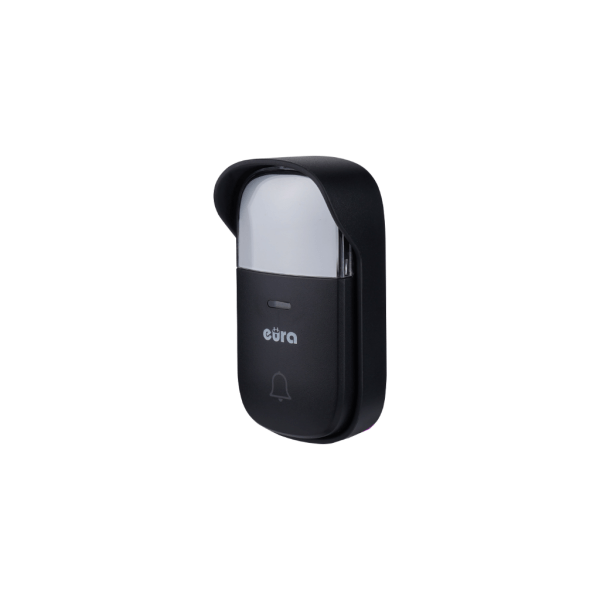 Bevielis durų skambutis Eura WDP-52A3 Black
