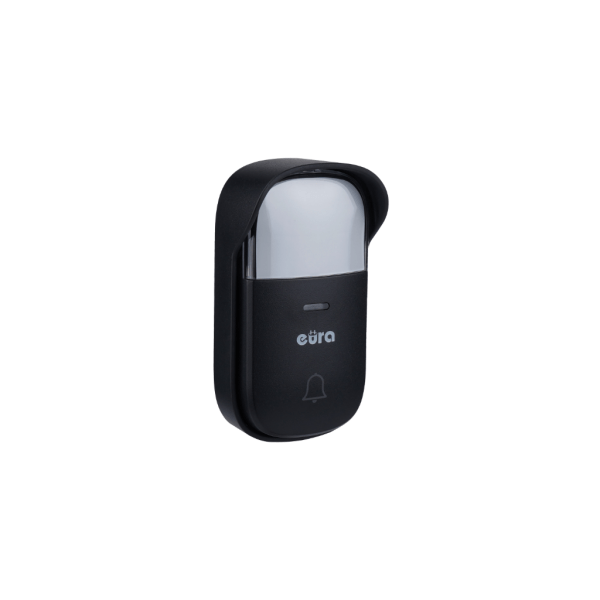 Bevielis durų skambutis Eura WDP-52A3 Black