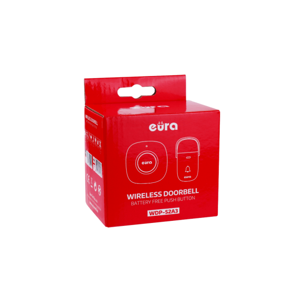Bevielis durų skambutis Eura WDP-52A3 White