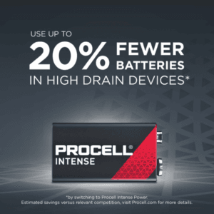 Baterija Duracell Procell Intense 6LR61 9V krona
