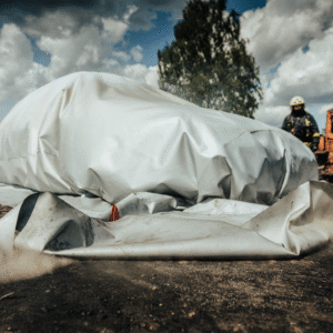 Nedegus audeklas automobiliams