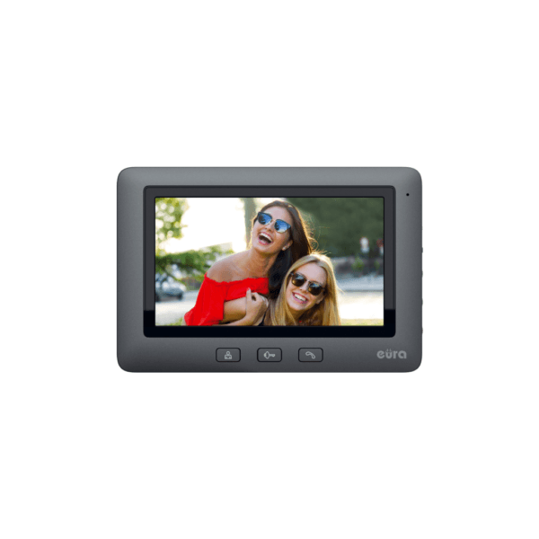 Vaizdo domofonas Eura VDP-45A3-TY ALPHA+ Black