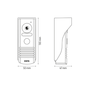 Vaizdo domofonas Eura VDP-40A3