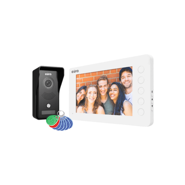 Vaizdo domofonas Eura VDP-76A3 White