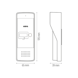 Domofonas Eura ADP-25A3 White