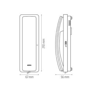 Domofonas Eura ADP-25A3 White
