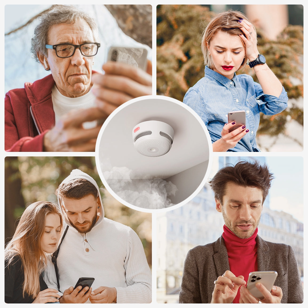 Dūmų detektorius X-Sense XS01-WT Tuya WiFi