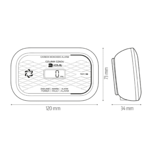 Anglies monoksido detektorius El home CD-18A2v2300/B