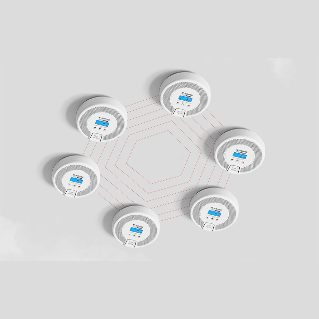 Anglies monoksido detektorius X-Sense CO-3D-W Link+