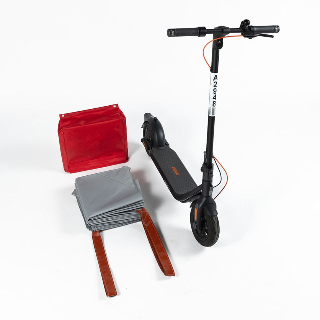 Priešgaisrinis audeklas ličio baterijų gaisrams 3x3m (tinkamas paspirtukams)