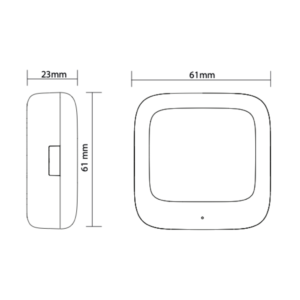 Temperatūros ir drėgmės jutiklis su LCD ekranu FireAngel FA7312-EUX4