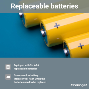 Temperatūros ir drėgmės jutiklis su LCD ekranu FireAngel FA7312-EUX4