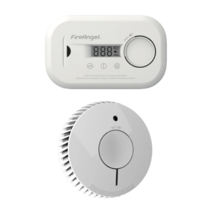 Anglies monoksido ir dūmų detektorių rinkinys FireAngel FACS1