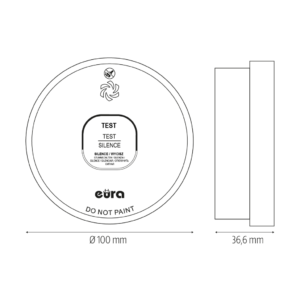 Dūmų detektorius Eura SD-13A2