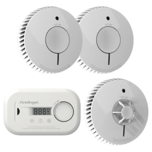 Dūmų, smalkių ir karščio detektorių rinkinys FireAngel FASCH1