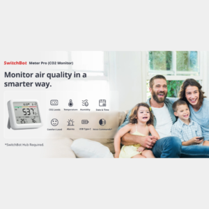 Išmanus oro kokybės matuoklis SwitchBot Meter Pro CO2