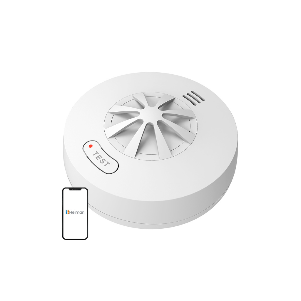 Išmanus sujungiamas karščio detektorius Heiman HM-5HW