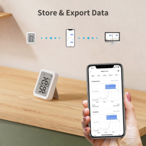 Išmanus temperatūros ir drėgmės matuoklis SwitchBot Meter Plus