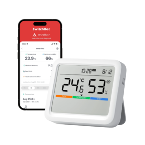 Išmanus temperatūros ir drėgmės matuoklis SwitchBot Meter Pro