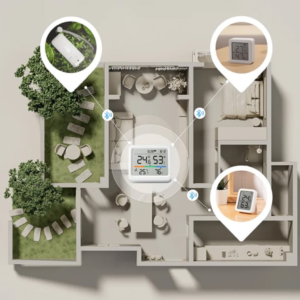 Išmanus temperatūros ir drėgmės matuoklis SwitchBot Meter Pro