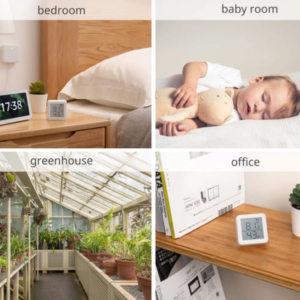 Išmanus temperatūros ir drėgmės matuoklis SwitchBot Meter