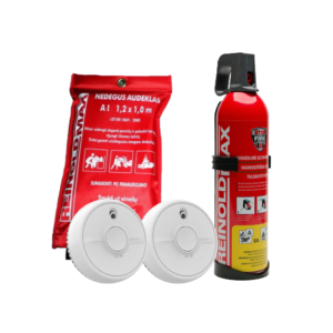 Priešgaisrinis rinkinys dviejų kambarių būstui Euratech