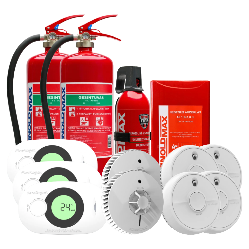 Priešgaisrinis rinkinys namui Euratech Plus