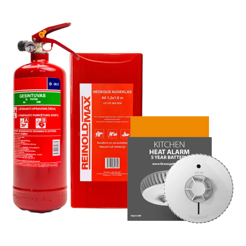 Priešgaisrinis rinkinys pirčiai Euratech